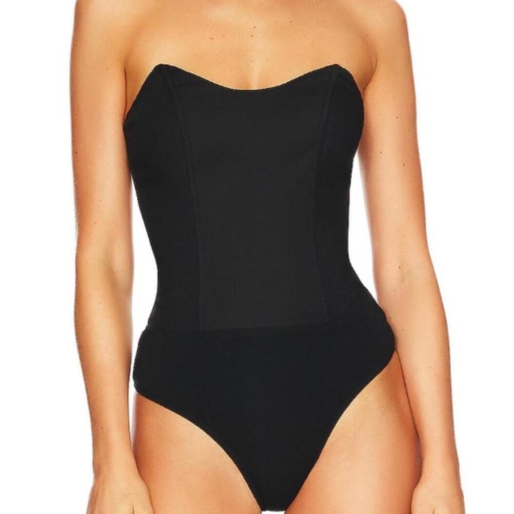 Revolve Superdown Womens Black Bodysuit